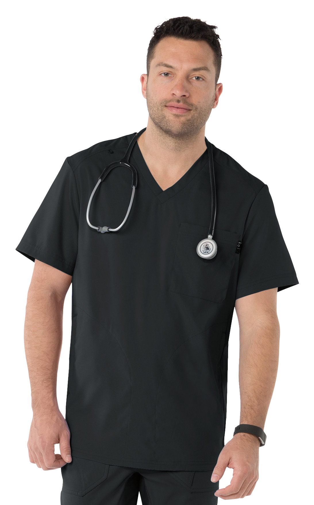 Koi Lite Scrub Top Force Negro
