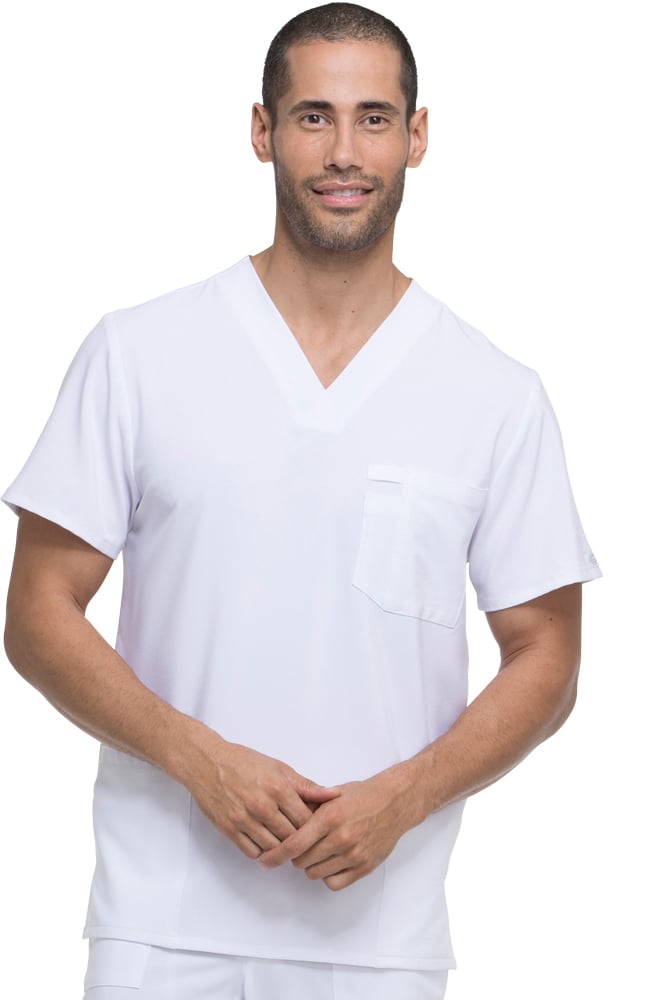 Dickies Scrub Top White