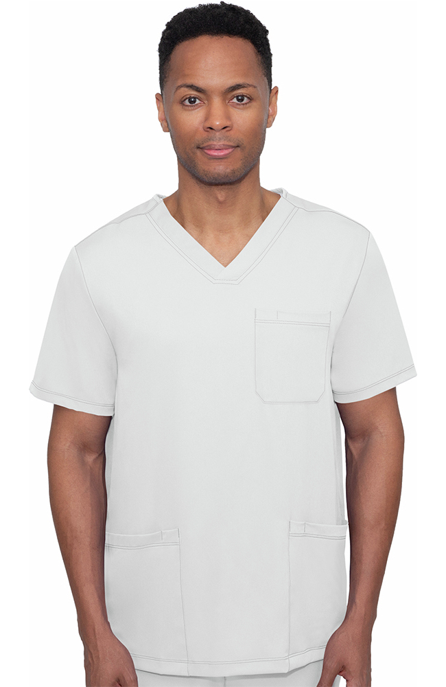 Healing Hands Scrub Mathew Top White